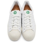 adidas Originals White Clean Classics Bold Superstar Sneakers