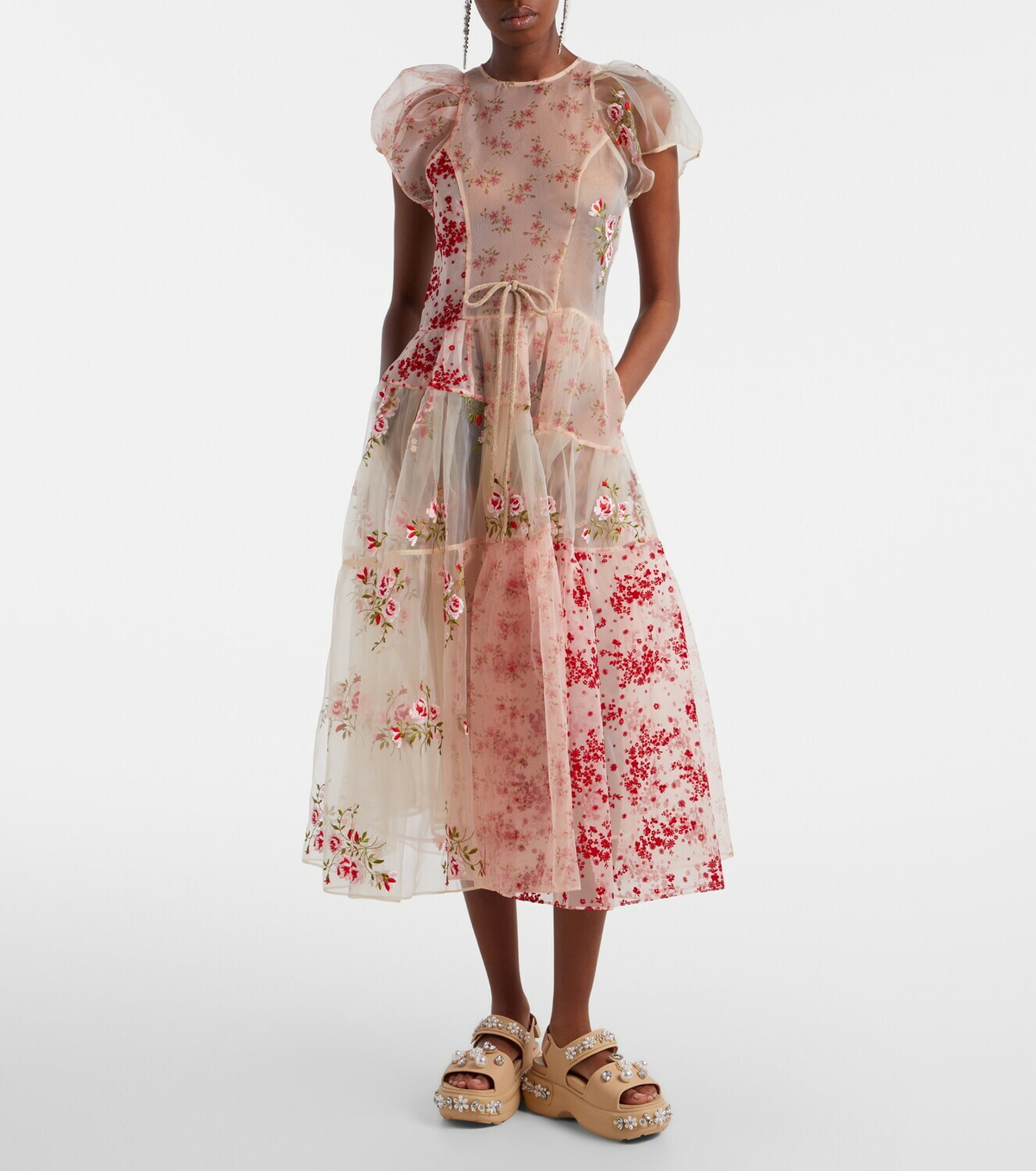 Simone Rocha x Crocs embellished platform sandals