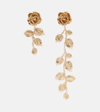 Magda Butrym Floral gold-plated drop earrings