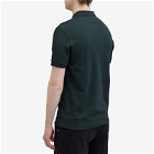 Fred Perry Men's Plain Polo Shirt in Night Green