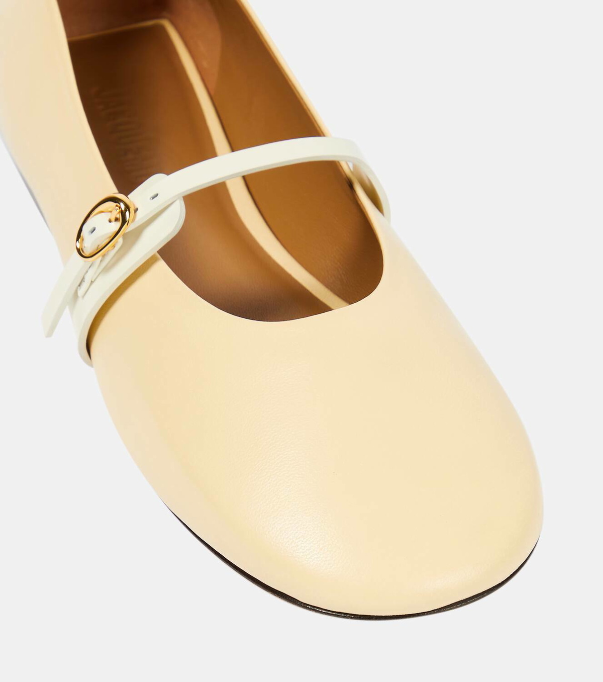 Jacquemus Les Ballerines Rondes leather ballet flats Jacquemus