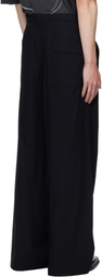 Ann Demeulemeester Black Norulf Workwear Trousers
