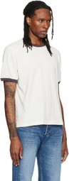 JEANERICA Off-White Ringer T-shirt