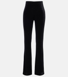 Dorothee Schumacher Soft Elegance high-rise velvet flared pants