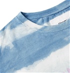 Story Mfg. - Grateful Printed Tie-Dyed Organic Cotton-Jersey T-Shirt - Blue