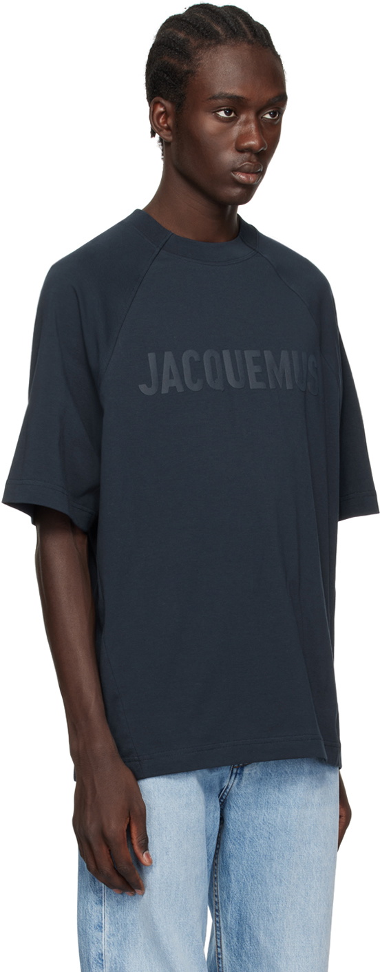 Jacquemus Navy 'Le T-Shirt Typo' T-Shirt Jacquemus