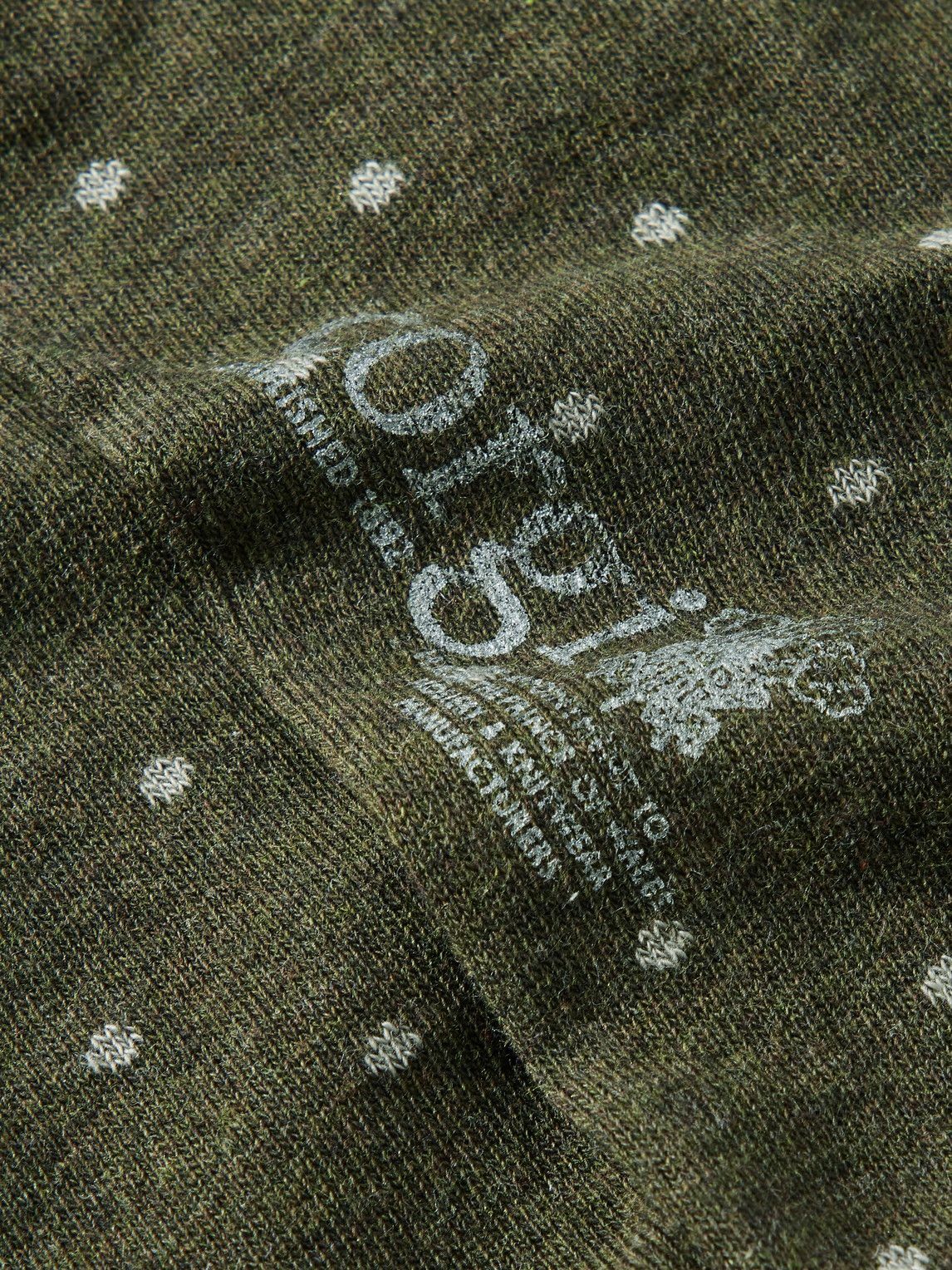 Kingsman - Corgi Three-Pack Jacquard-Knit Cotton-Blend Socks - Green