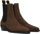 Proenza Schouler Brown Bronco Chelsea Boots