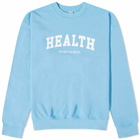 Sporty & Rich Men's Health Ivy Crew Sweat in Atlantic/White