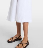 Heidi Klein Pampelonne fringed linen midi dress