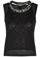 Our Legacy Swim Layered-effect Cotton-blend Tank Black