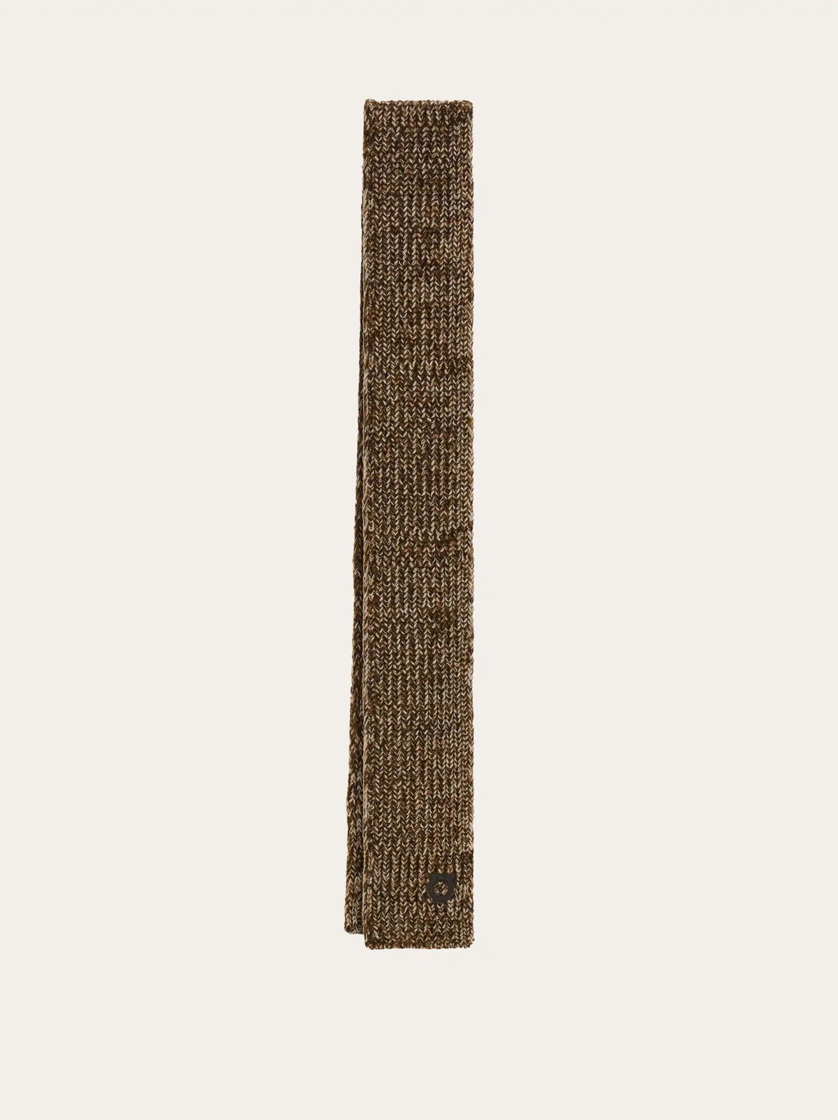 Ferragamo Mens Skinny scarf in Brown