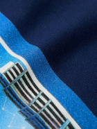 Casablanca - Casablance Aiiiiir Printed Organic Cotton-Jersey T-Shirt - Blue