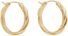 Maison Margiela Gold Hoop Earrings