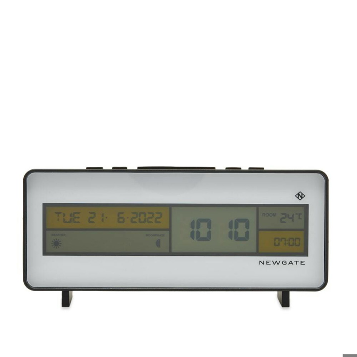 Photo: Newgate Clocks Futurama LCD Digital Alarm Clock in White