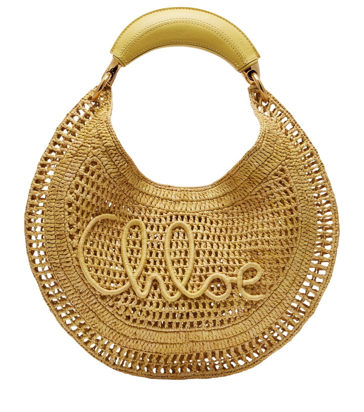 Photo: Chloé Summer Banana raffia shoulder bag