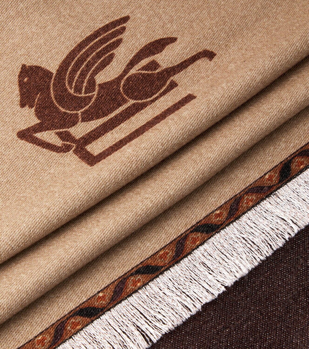 Etro Pegaso wool throw