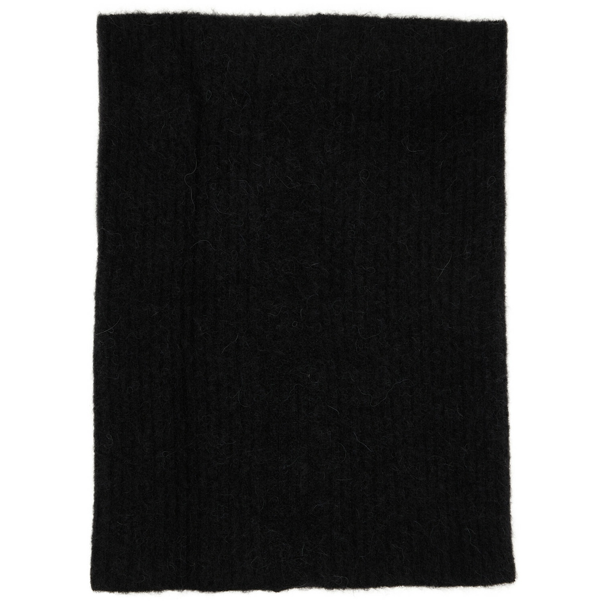 Rick Owens Black Tower Tube Scarf