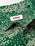 YMC - Feathers Printed Cotton and Silk-Blend Shirt - Green