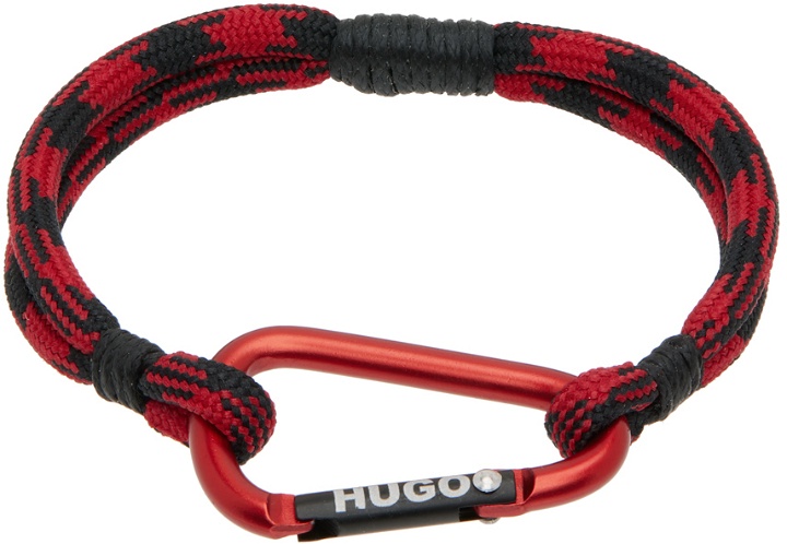 Photo: Hugo Red Branded Carabiner Bracelet