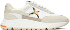 Axel Arigato White & Beige Rush Bee Bird Sneakers