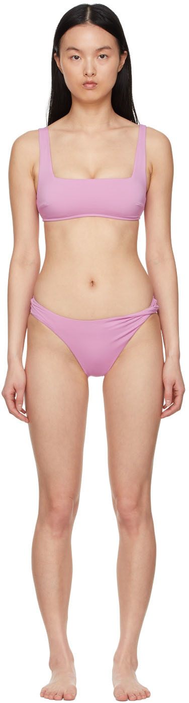 BONDI BORN Purple Aria & Tiarne Bikini