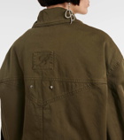 Blumarine Denim bomber jacket