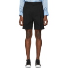 3.1 Phillip Lim Black Pleated Walking Shorts