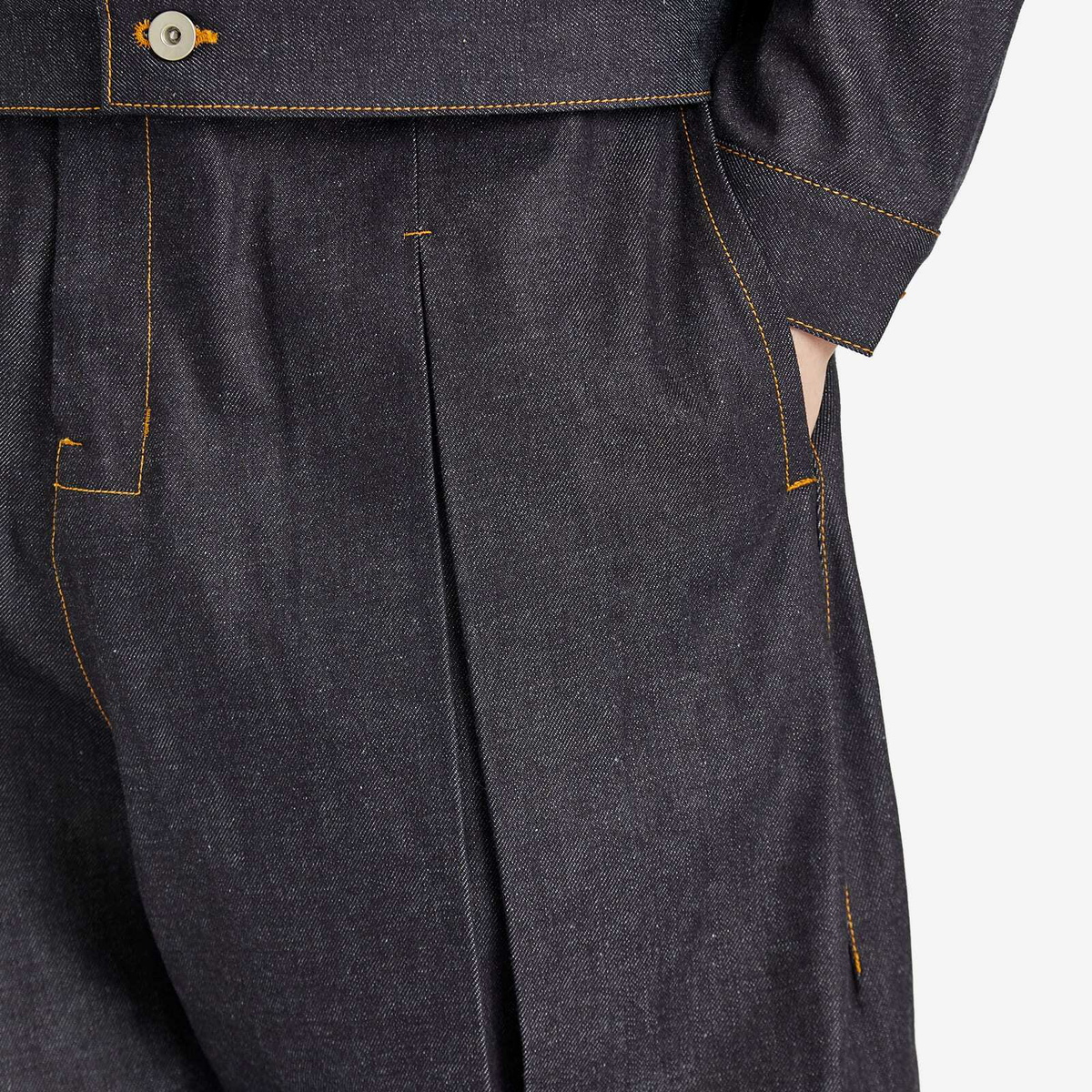 sage nation welt trouser denim raw デニム SAGE NATION - WELT TROUSER DENIM (RAW DENIM), SLOW STEADY CLUB