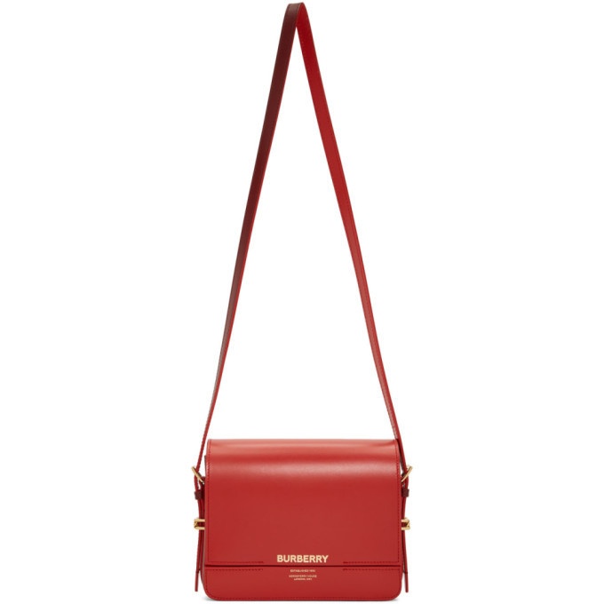 Burberry Red Small Grace Bag Burberry