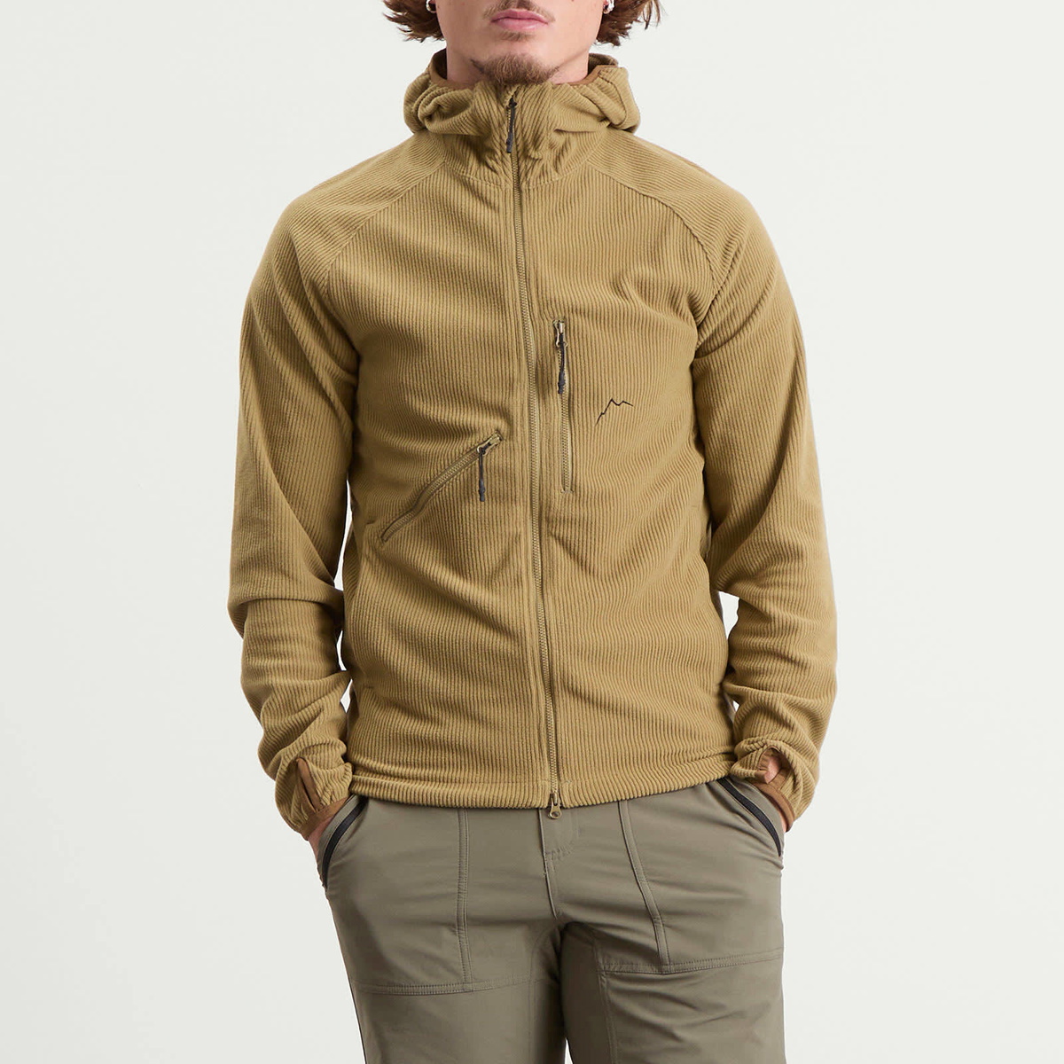 CAYL Men's Thermal Pro Hooded Jacket in Light Olive