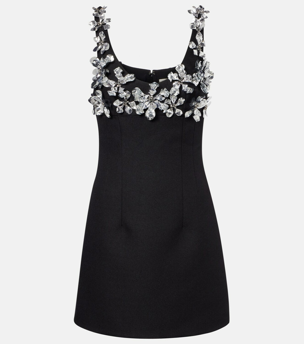 Emilia Wickstead Einna embellished crêpe minidress
