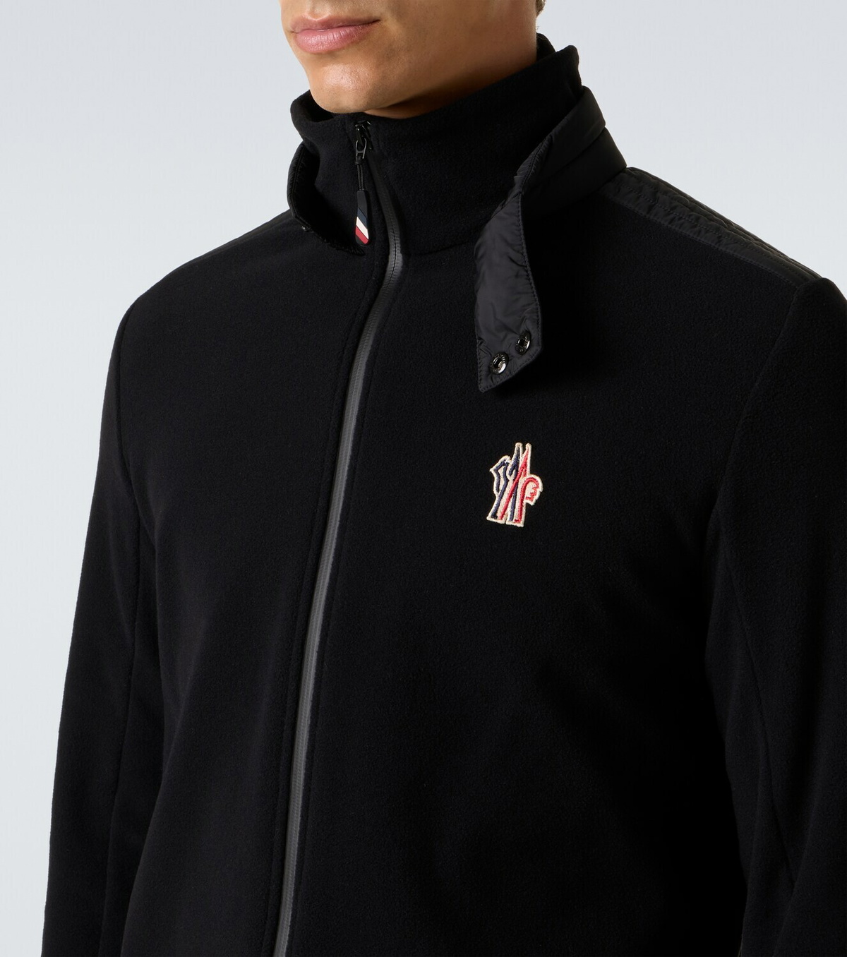 Moncler Grenoble Fleece zip-up cardigan