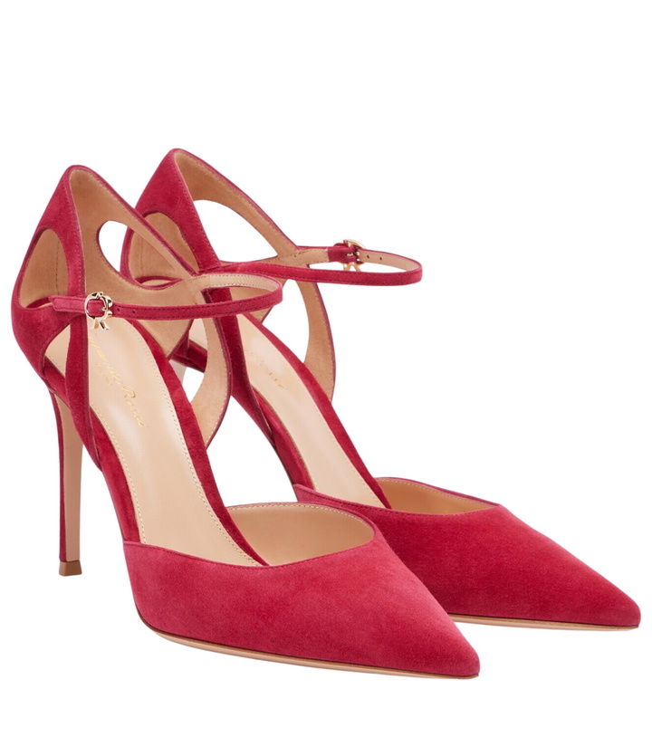 Photo: Gianvito Rossi Suede pumps