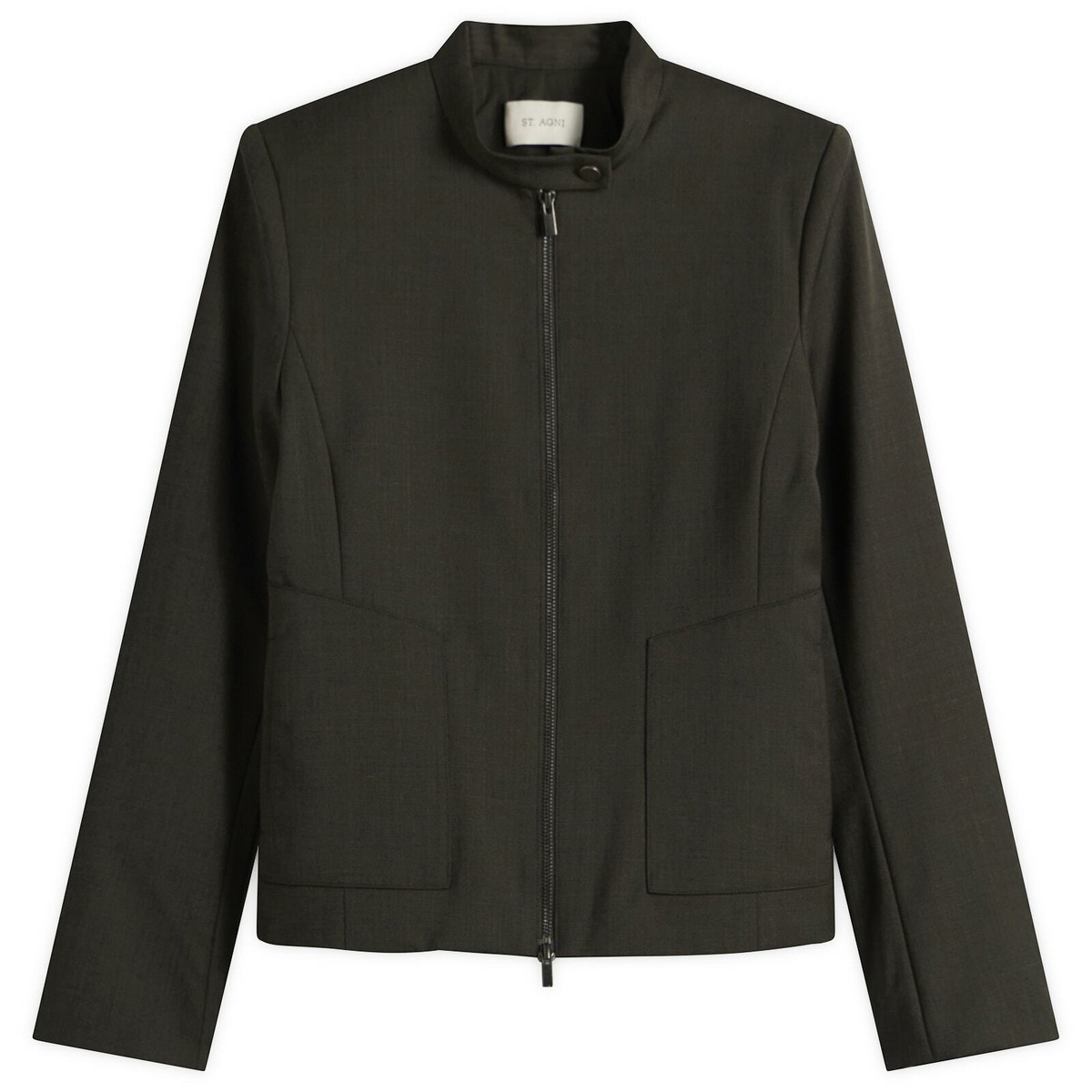 ST. Agni Women's Moto Jacket in Umber