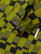 Marni - Checked Cotton-Corduroy Shirt - Green