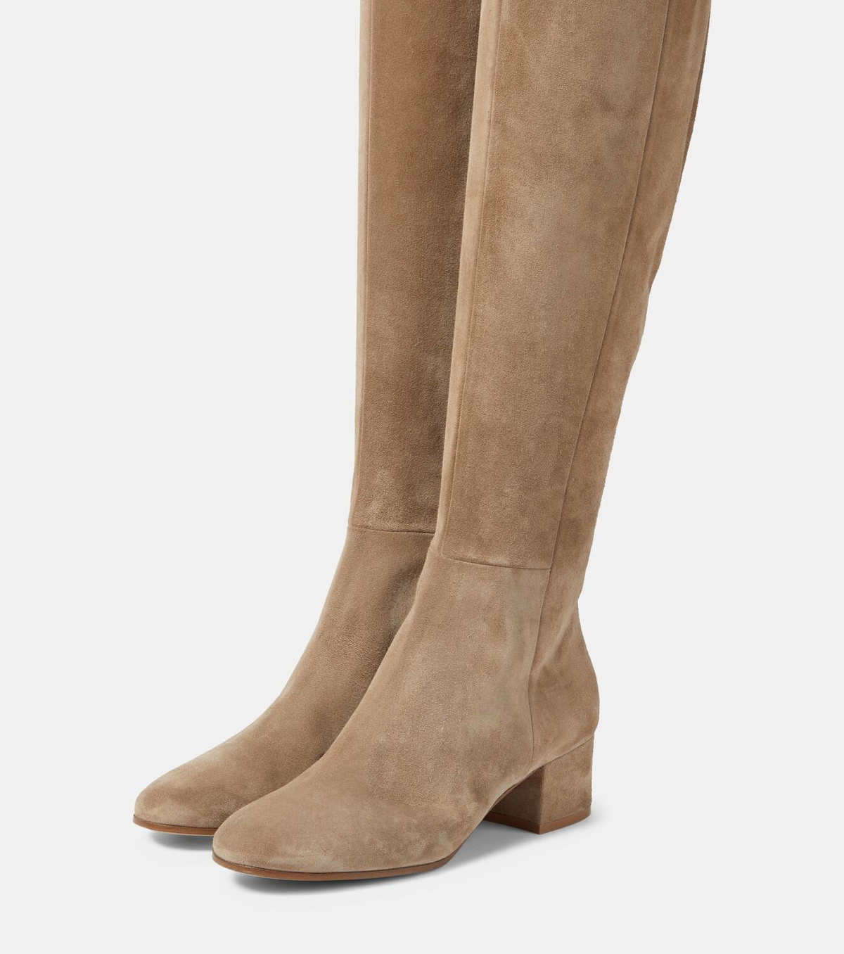 Gianvito Rossi Rolling suede over-the-knee boots