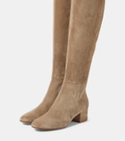 Gianvito Rossi Rolling suede over-the-knee boots