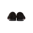 Christian Louboutin Black Magenile Loafers
