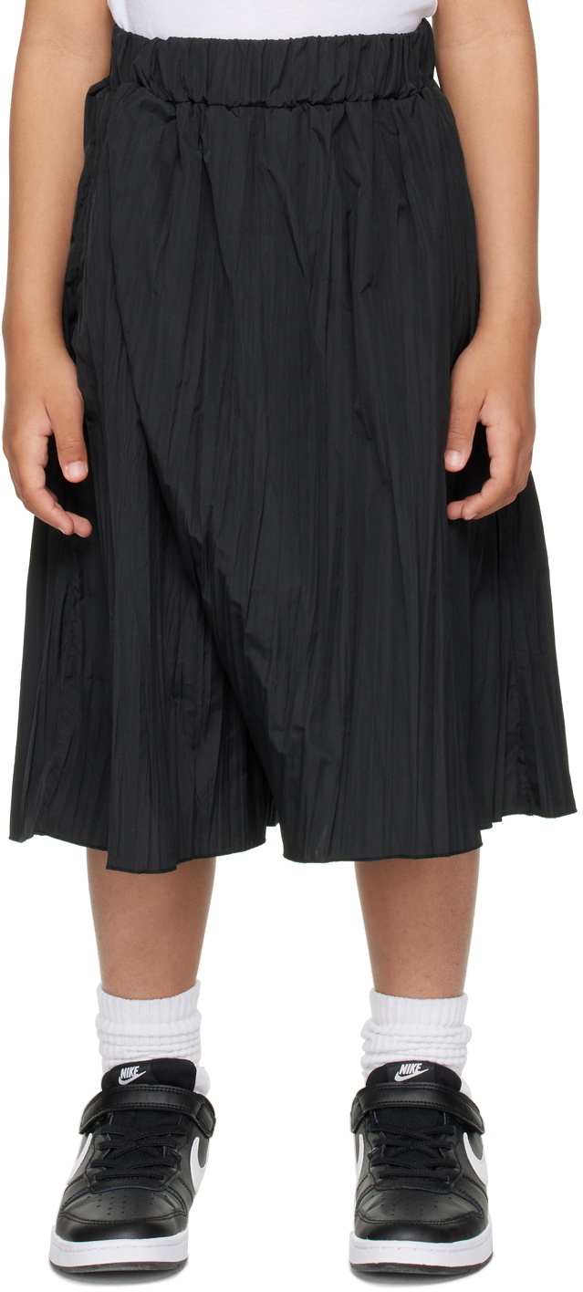 Wolf & Rita Kids Black Age of Togetherness Magda Plisseé Trousers