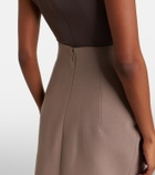 Mugler High-rise pencil skirt