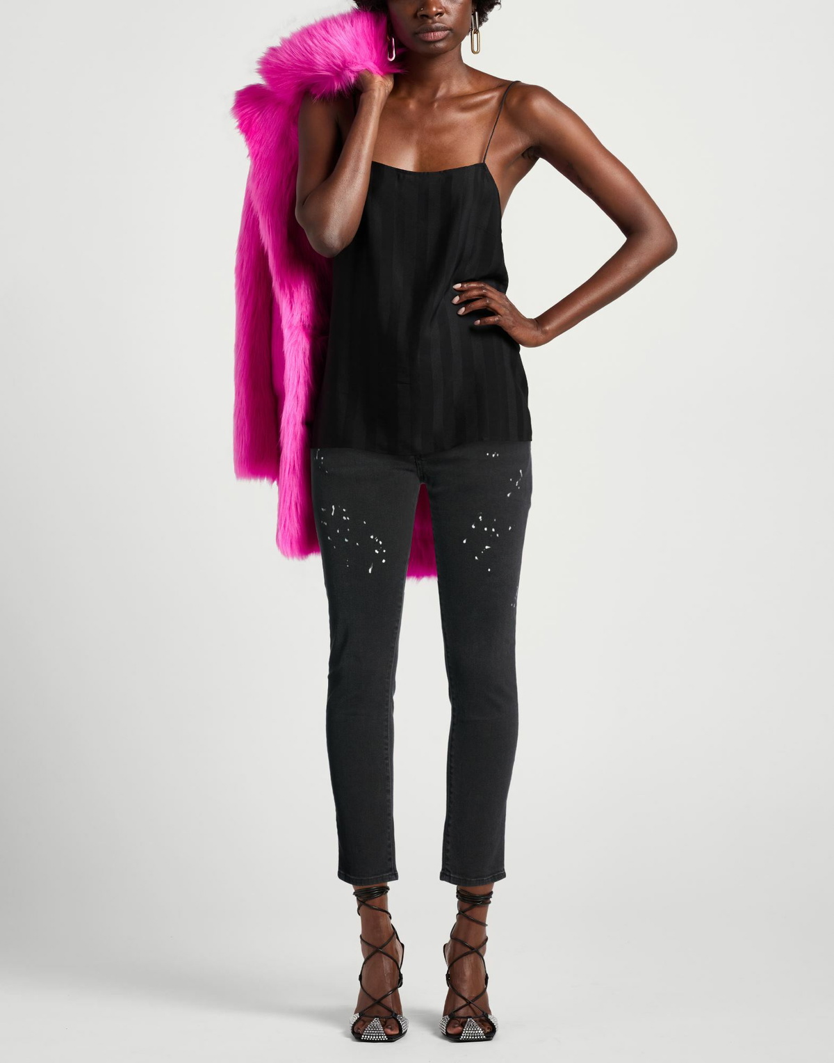Costume National Womens Jeans in Black