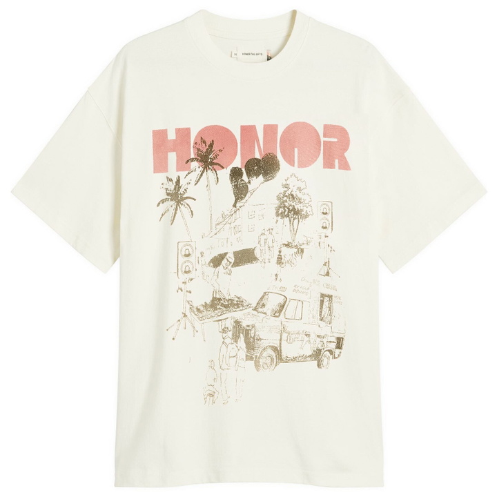 Photo: Honor the Gift Men's Block Party T-Shirt in Bone