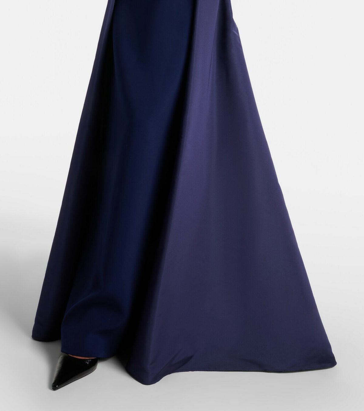 Carolina Herrera Colorblocked silk faille gown