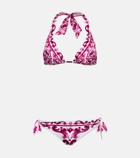Dolce&Gabbana Majolica triangle bikini