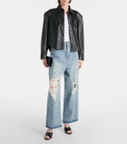 Xu Zhi Rhinestone-embellished wide-leg jeans