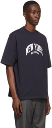 Balenciaga Navy Cotton T-Shirt