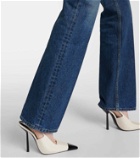 Saint Laurent Clyde high-rise wide-leg jeans