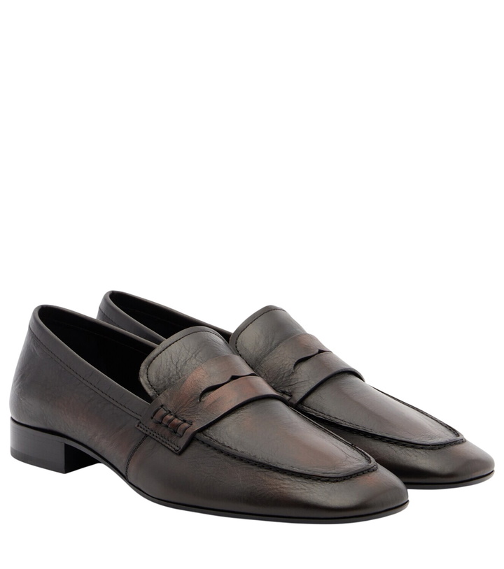 Photo: Dries Van Noten Leather penny loafers