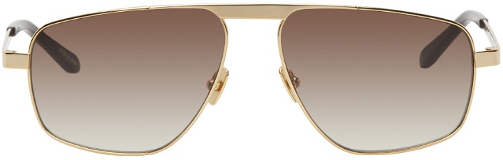Photo: Belstaff Gold Barham Aviator Sunglasses